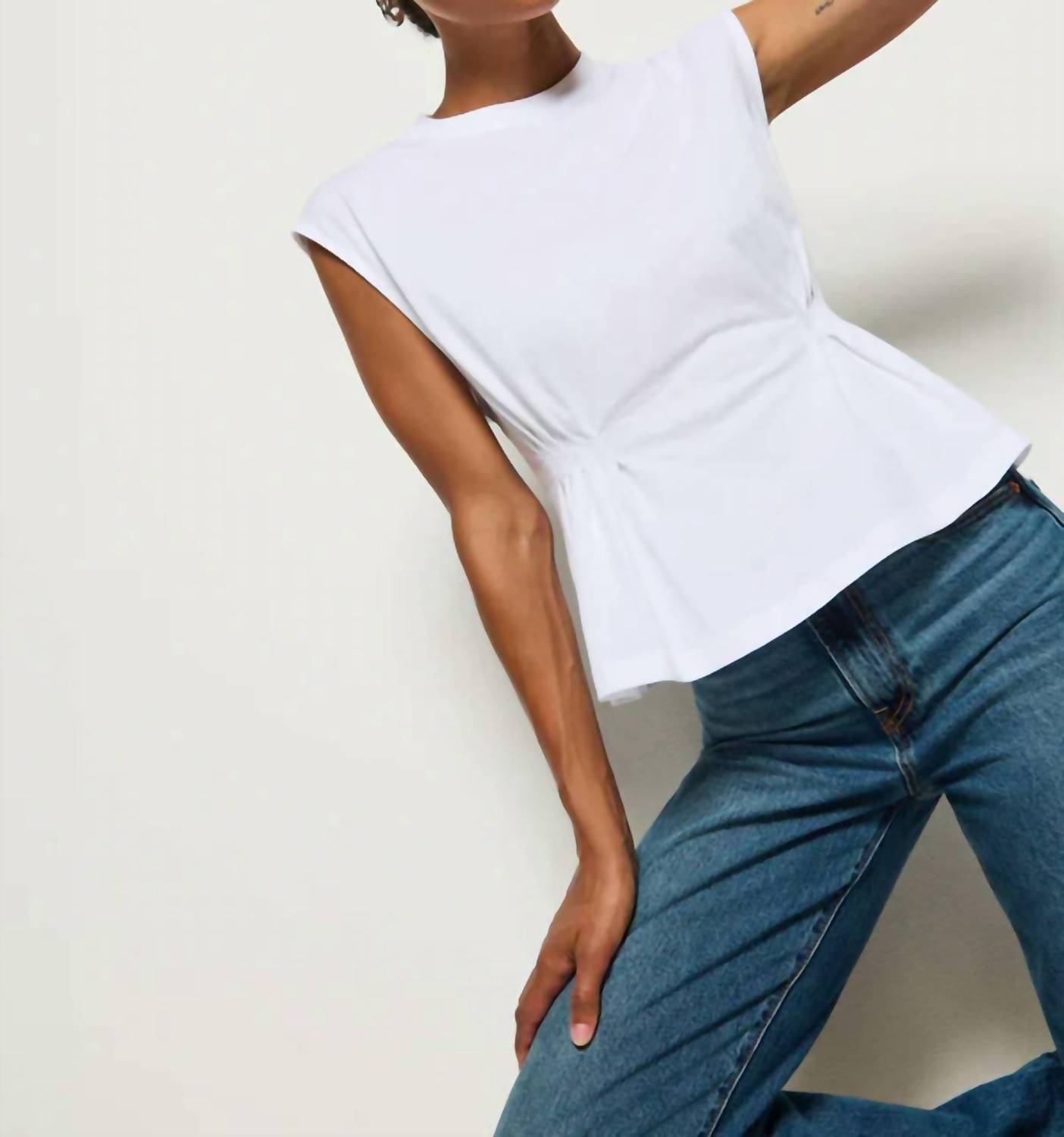 Nation Ltd - Meg Sleeveless Pleated Top