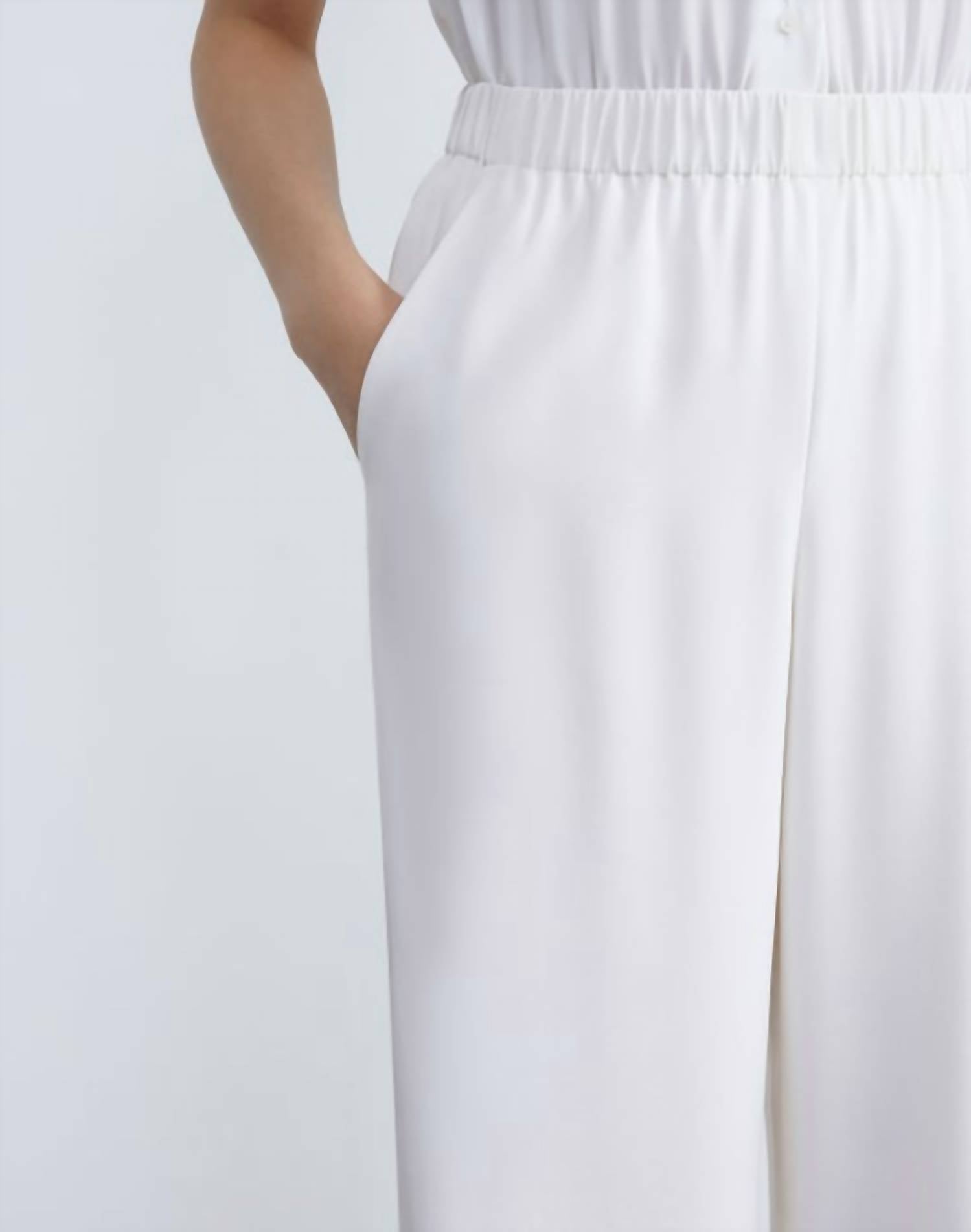 Lafayette 148 - Organic Silk Crepe De Chine Perry Pant