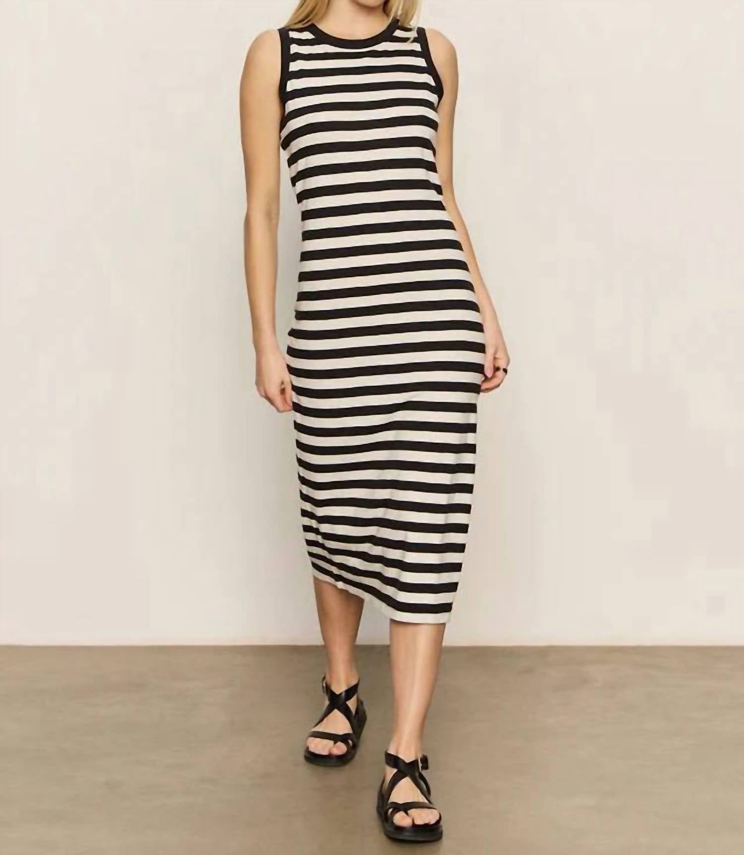 Sanctuary - Contrast Trim Maxi Dress