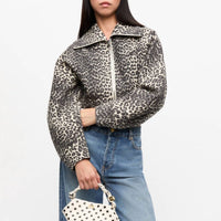 Ganni - Curve Sleeve Cropped Jacket