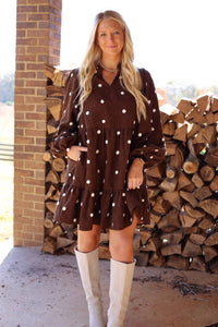 Anniewear - Penny Polka Dot Mini Dress