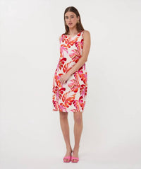 Esqualo - Wonders Printed Sleeveless Mini Dress