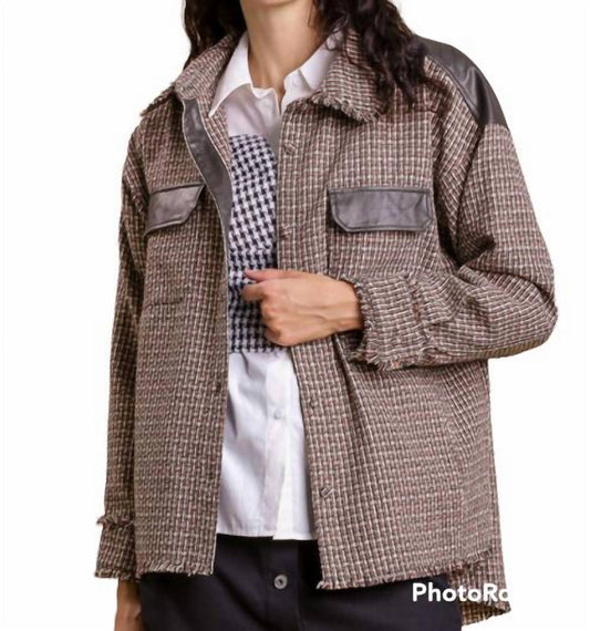 Umgee - Tweed Collared Jacket