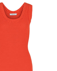 Salvatore Ferragamo - Women's Sleeveless Midi Ribbed Dress