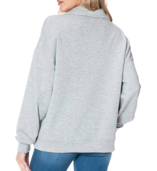 Ariella - Collared Scuba Pullover
