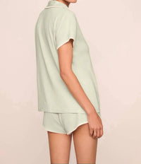 Eberjey - Frida Whipstitch Shortie Pajama Set