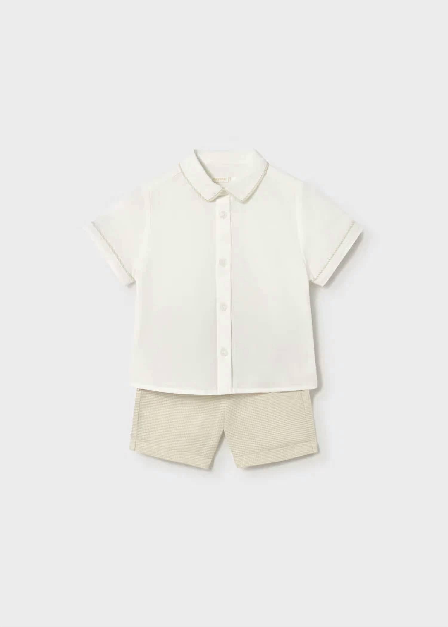 Mayoral - Linen Boy Two-Piece Set