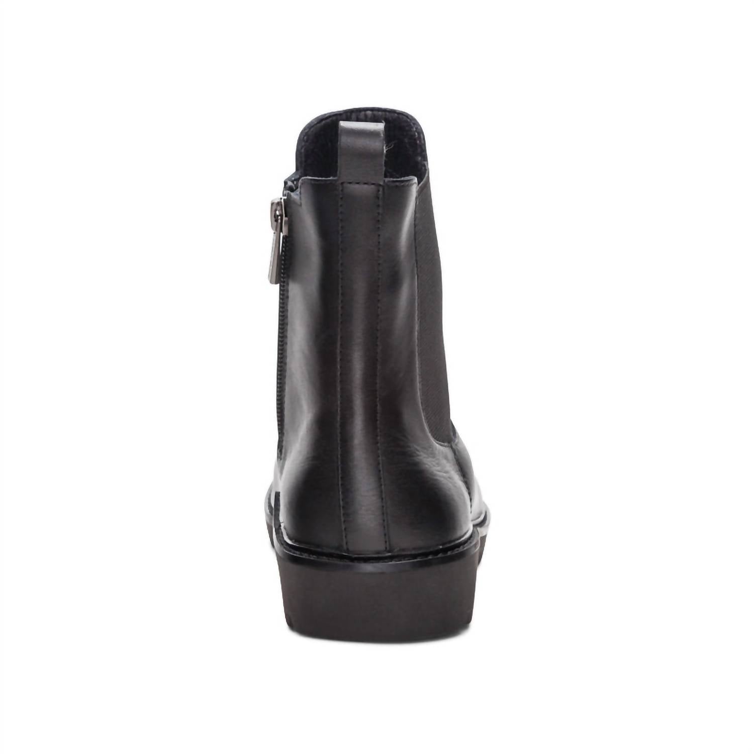 Aetrex Women's Hannah Arch Support Boot in black 1 - women's shoe - alternate view