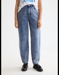 SCOTCH & SODA Tide Longer Inseam Balloon Jeans in navy - women's jeans - alternate view