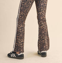 Kimberly C - High Waist With Side Stripe Flare Pants