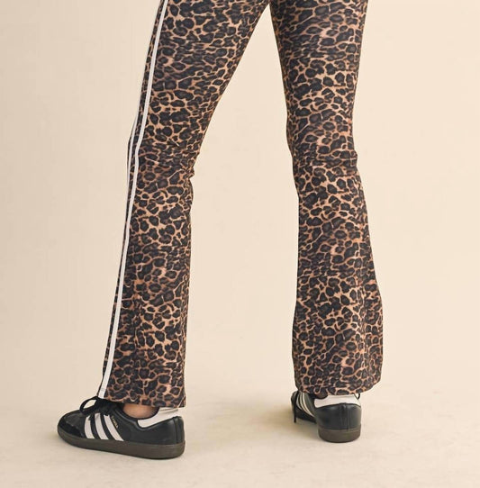 Kimberly C - High Waist With Side Stripe Flare Pants