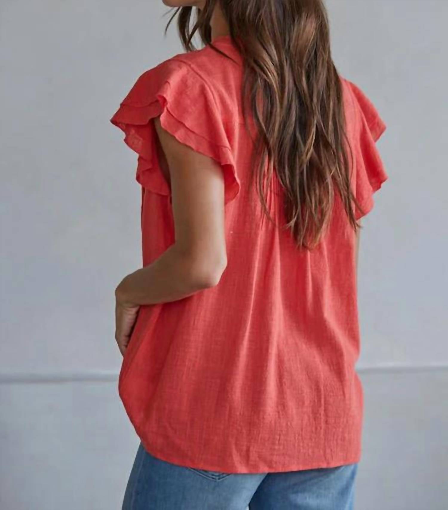 By Together - Maude Ruffle Detail Top