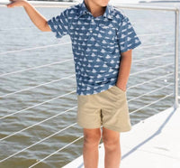 Saltwater Boys Co. - Boy's Performance Fish Polo