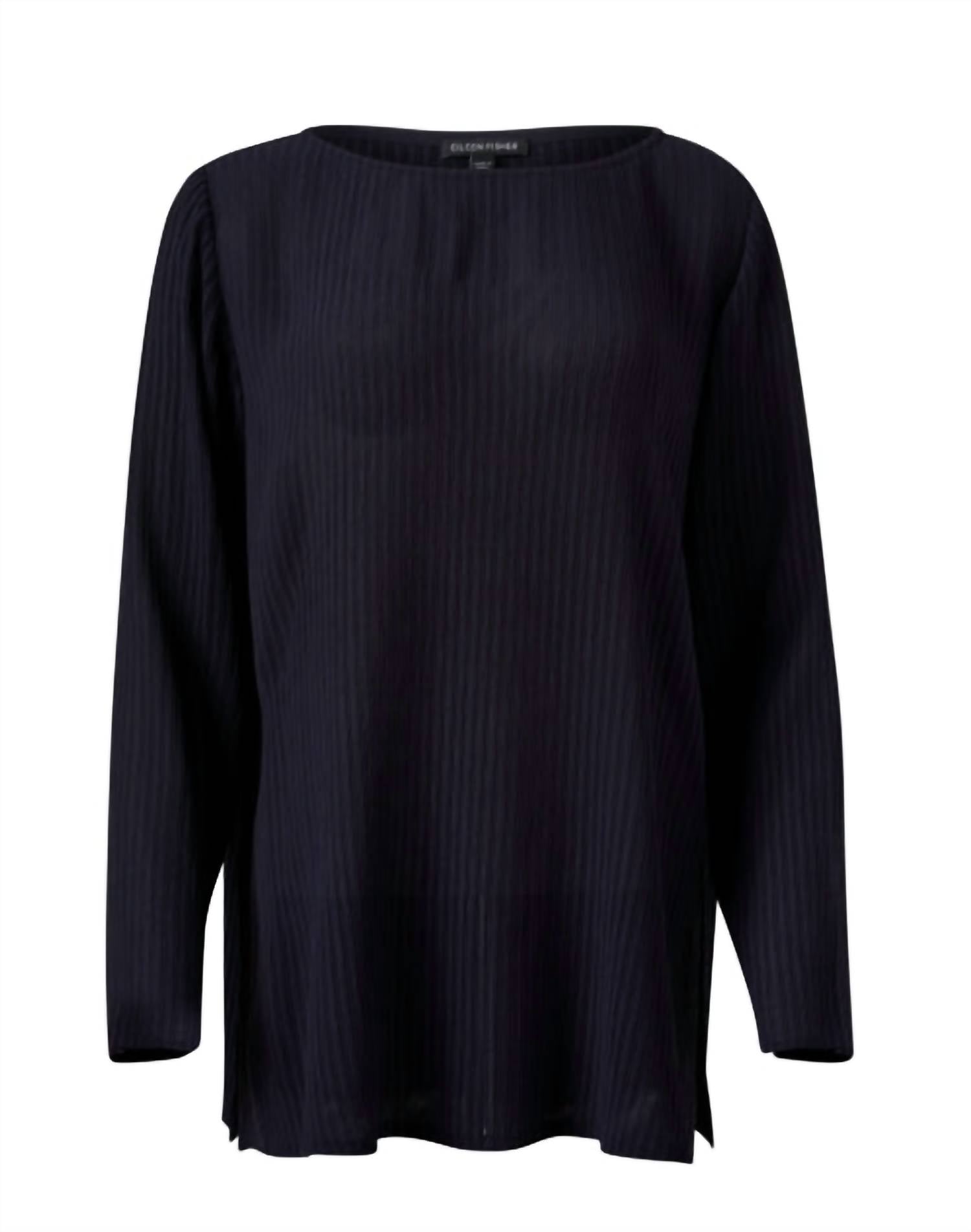Eileen Fisher - Bateau Neck Tunic Top