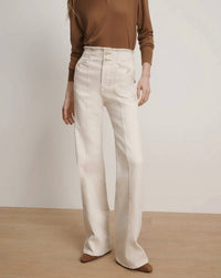 Veronica Beard - Crosbie Slim Wide Leg Jeans