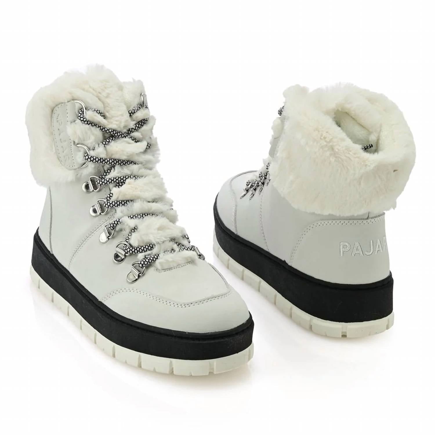 Pajar - Women's Chalet Faux Fur Trimmed Leather Boots