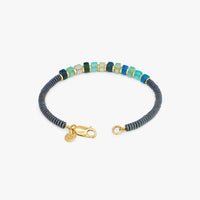 Tateossian Men's Hematite Imperial Bracelet in multi - men's jewelry - alternate view