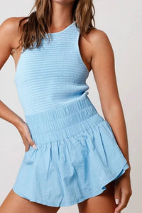 Peach Love - Women's Washed Sporty Romper