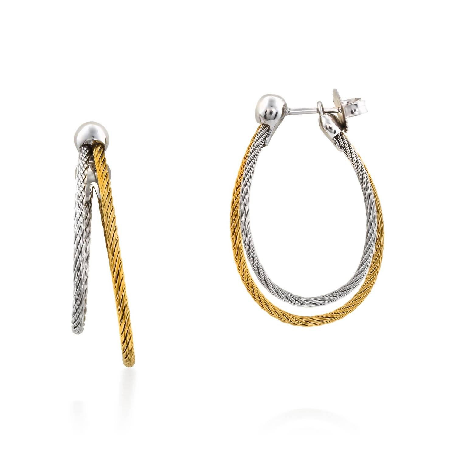 Disc - Women's Asymmetrical Hoop Earrings