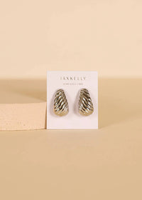 Jaxkelly - Women's Bold Swirl Earrings
