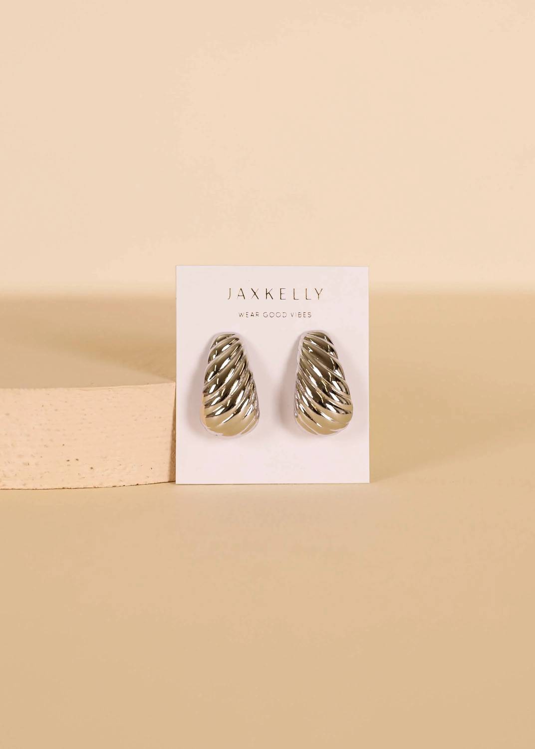 Jaxkelly - Women's Bold Swirl Earrings