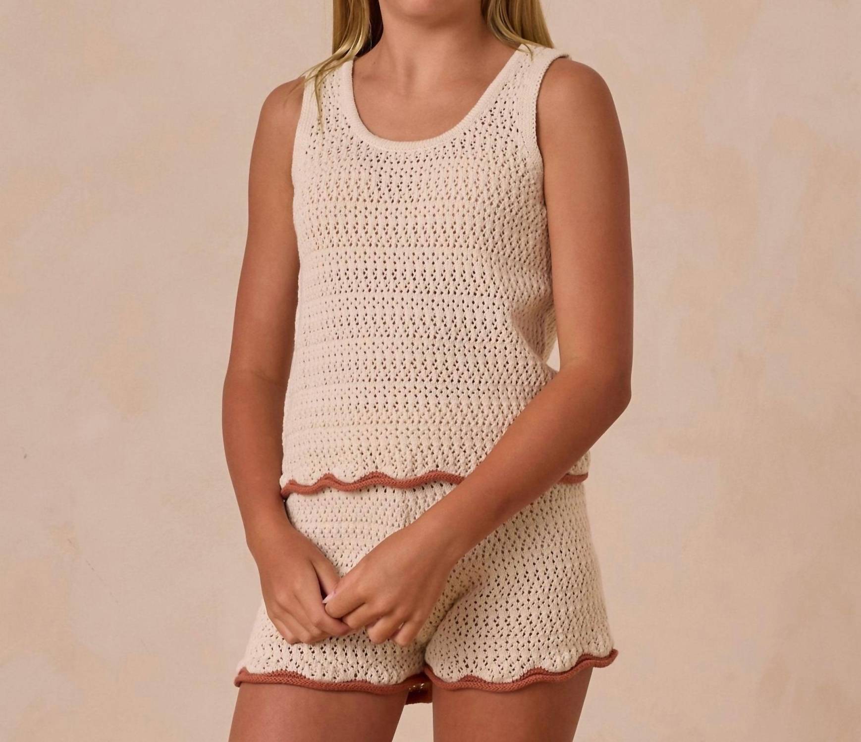 Rylee + Cru - Crochet Tank Top And Short Set