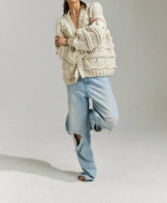 First Born Knits - Hand Crafted Brigitte Bomber Cardigan