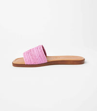 Seychelles Women's Palms Perfection Sandals in pink - women's sandal - detail view