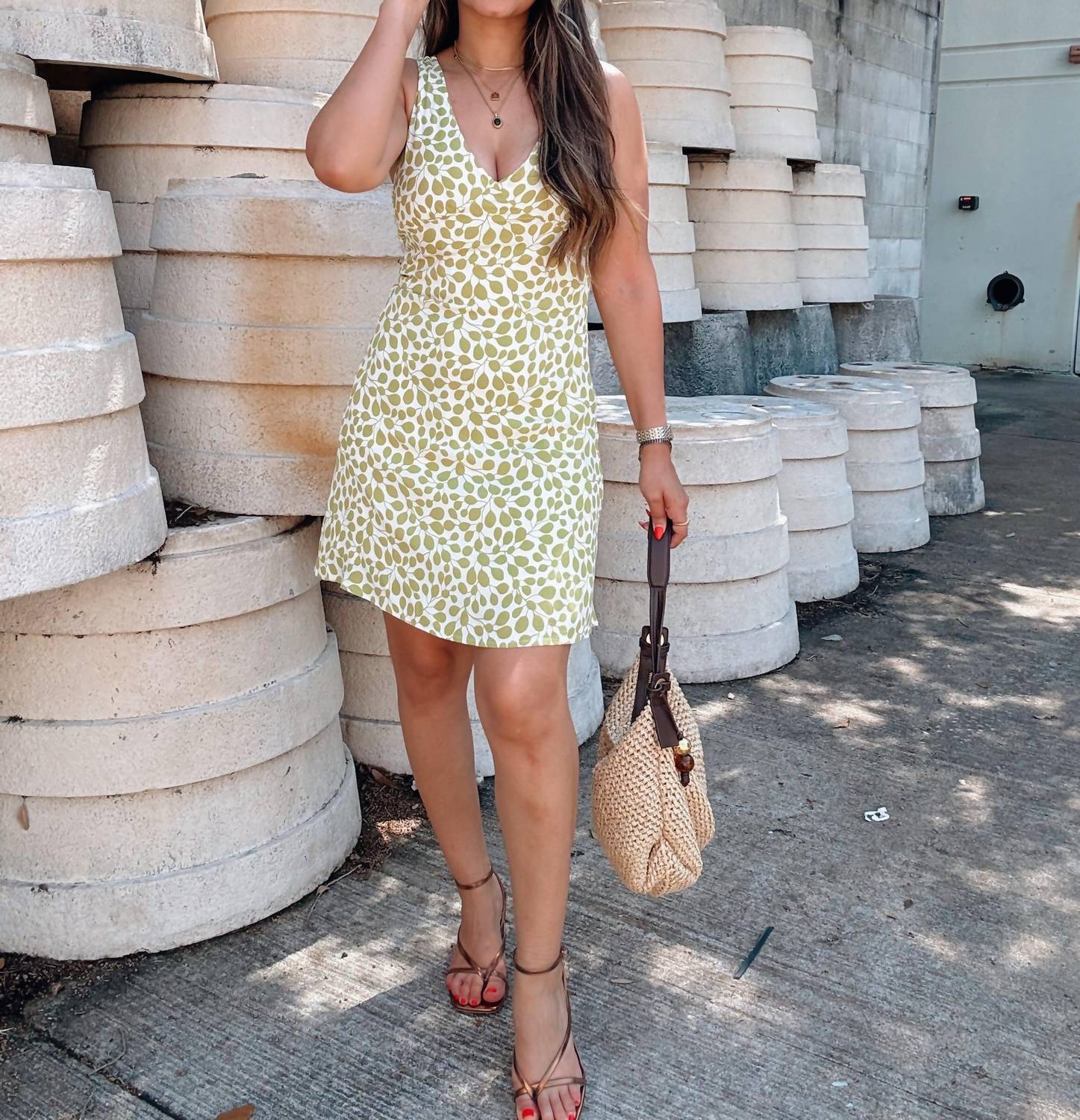 The Workshop Studio - Leafet Mini Dress