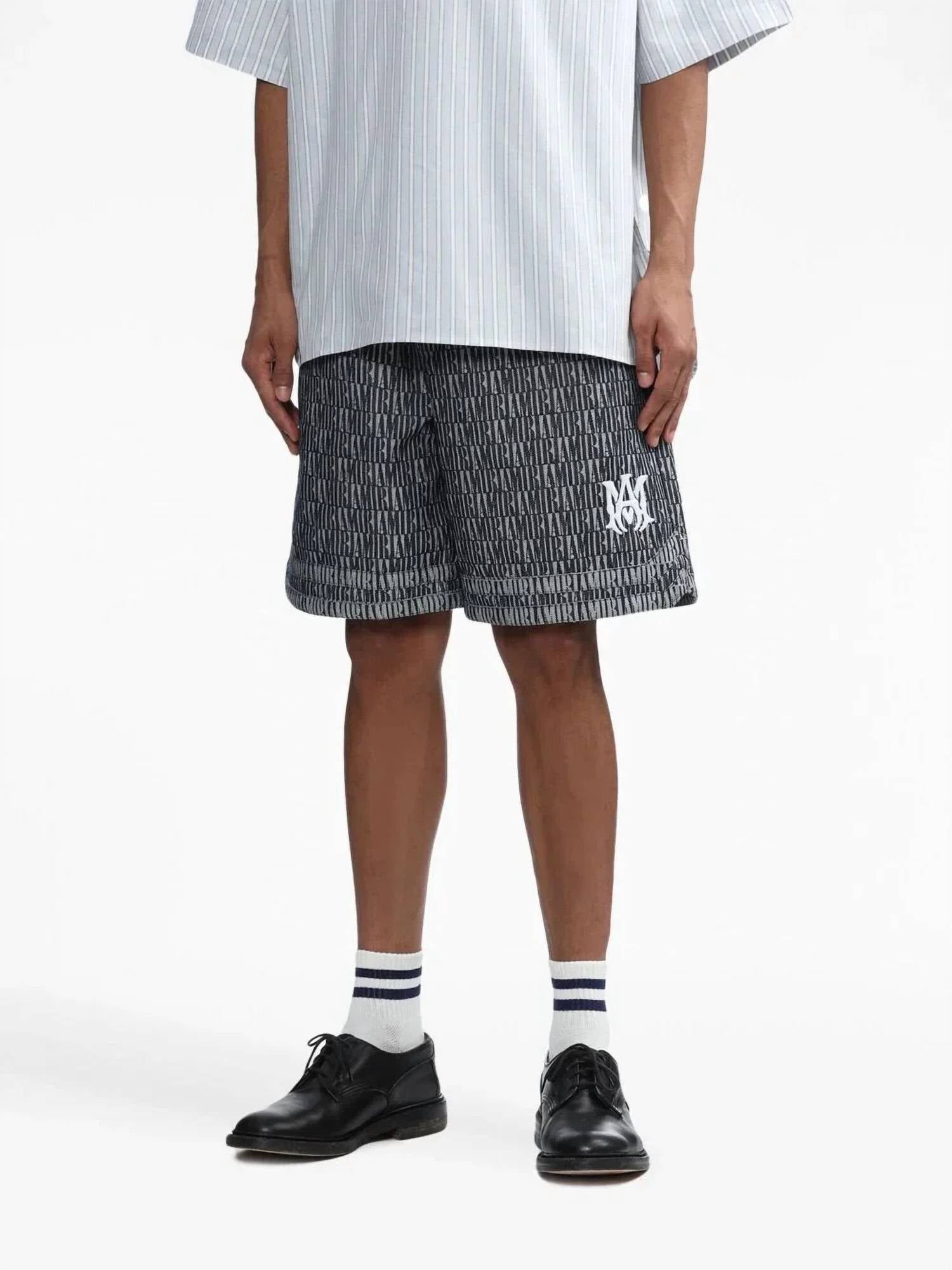 Amiri - Men's Washed Jacquard Bb Shorts