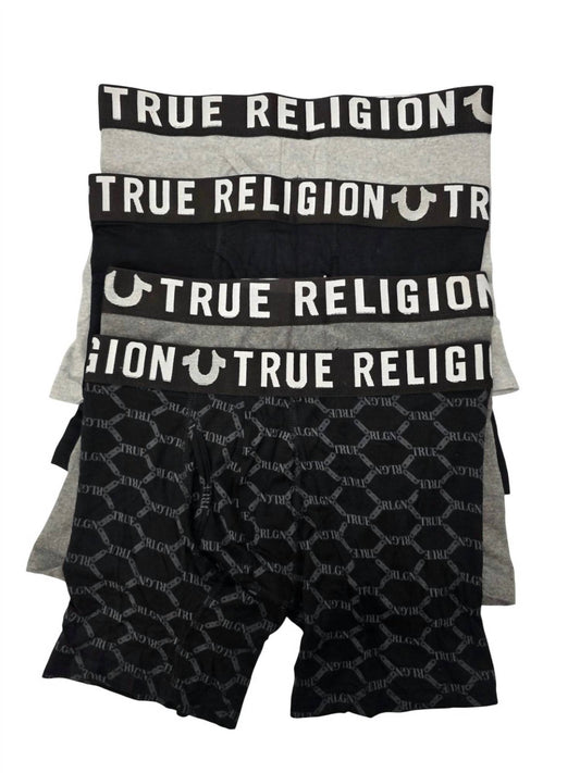 True Religion - Men's 4-pack Modal Boxer Briefs