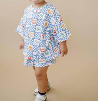 Lucky Panda Kids - Kids Ocean Life Short Set