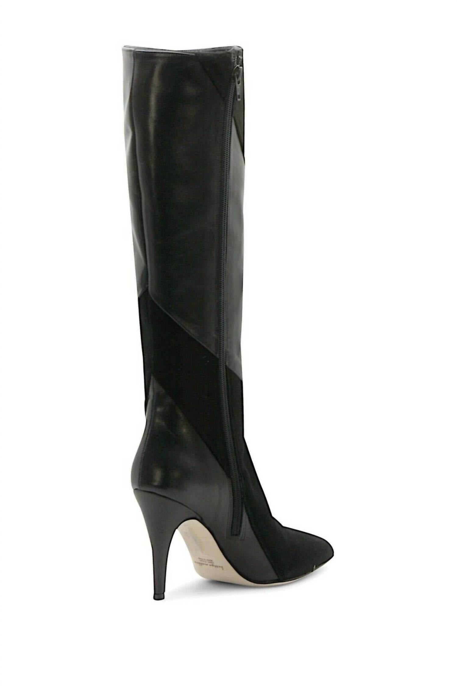 Bettye Muller - Women's Gigi Suede Leather Tall Stiletto Boots