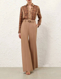 Zimmermann - Hypnotic Stretch Wool Flare Pants