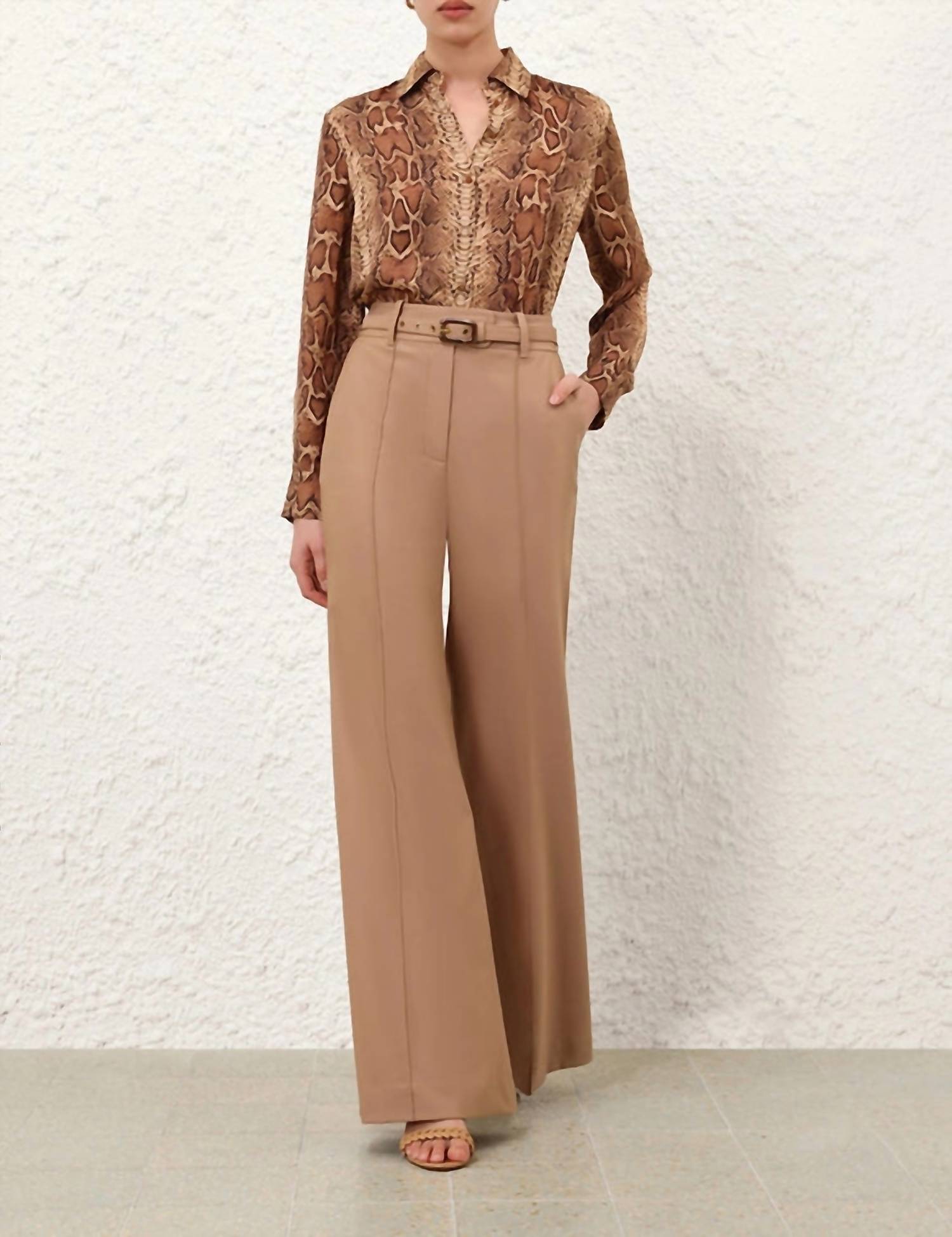 Zimmermann - Hypnotic Stretch Wool Flare Pants