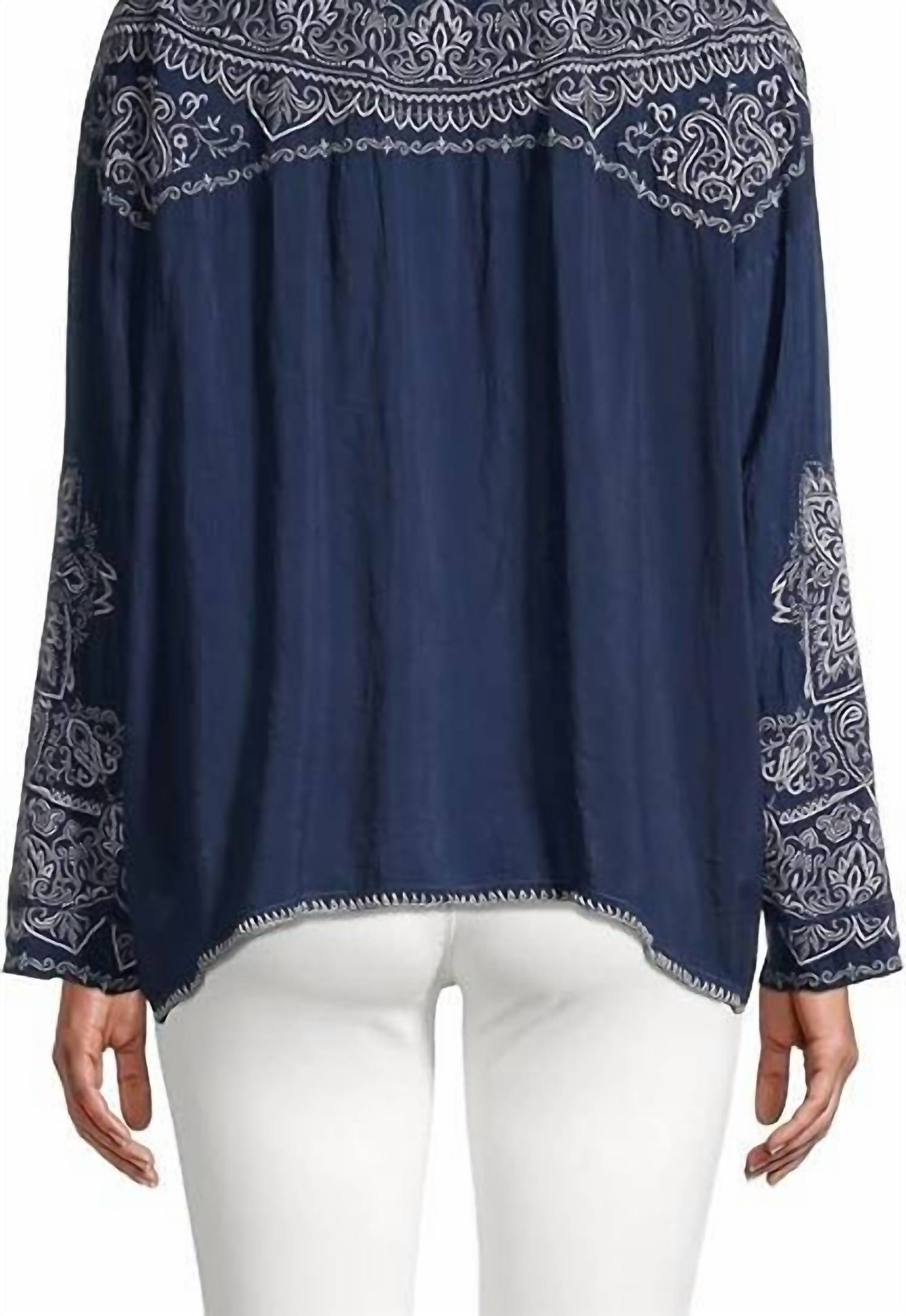 Johnny Was - Renenutet Long Sleeve Blouse