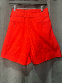 THE GREAT. Women's The Pleated Trouser Short in htred - women's shorts - alternate view