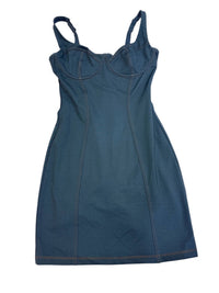 Popilush Bodycon Mini Dress in blue - women's dress - view 4