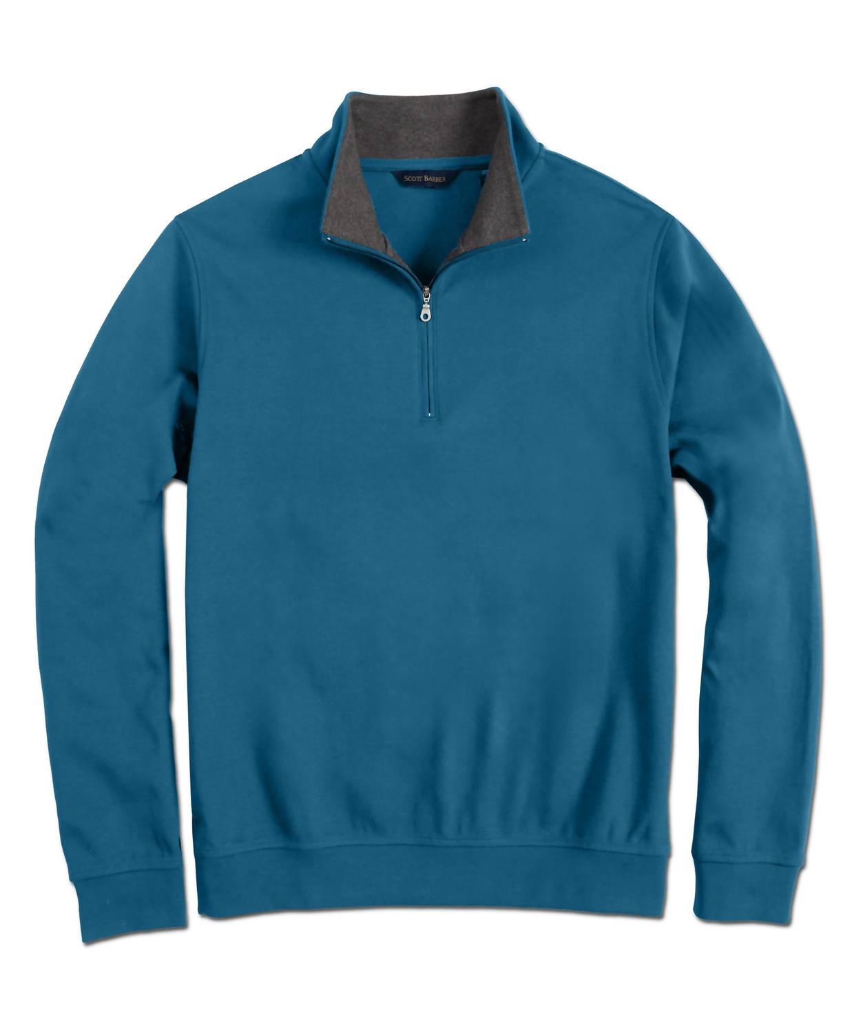 Scott Barber - Men's Pima Interlock Zip Mock