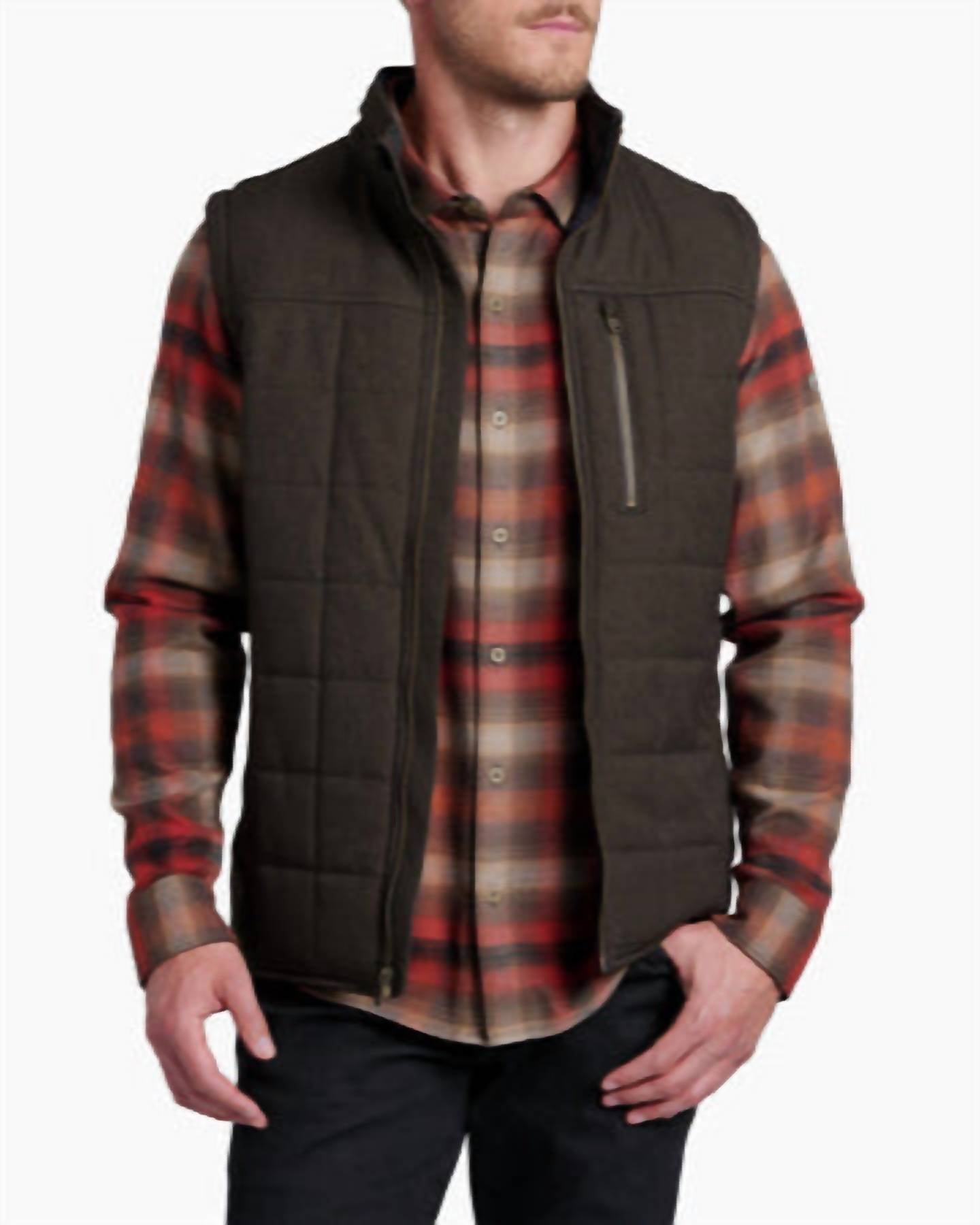 KUHL Impakt Insulated Vest in espresso - men's jacket