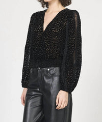 Dear John Denim - Robena Velvet Burnout Top