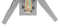 Ed Hardy - Women's Mary Long Sleeve Crop Shirt