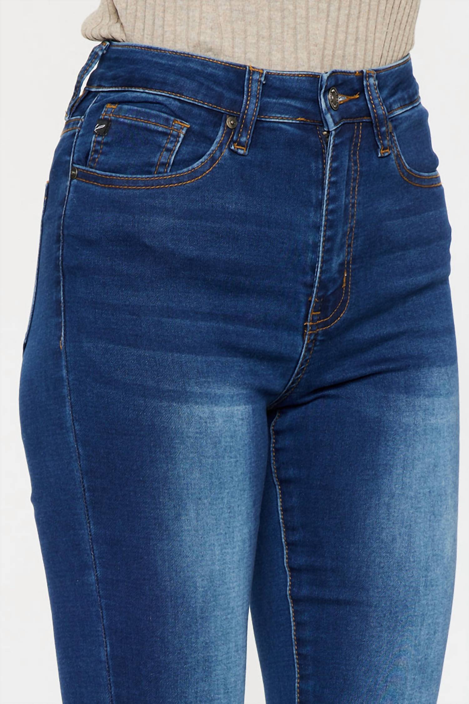 KanCan High Rise Super Skinny Jeans in dark wash - women's jeans - view 4