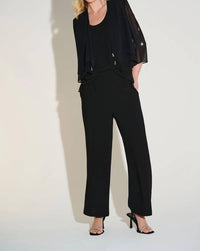 Joseph Ribkoff - Georgette Pull On Straight Leg Pants