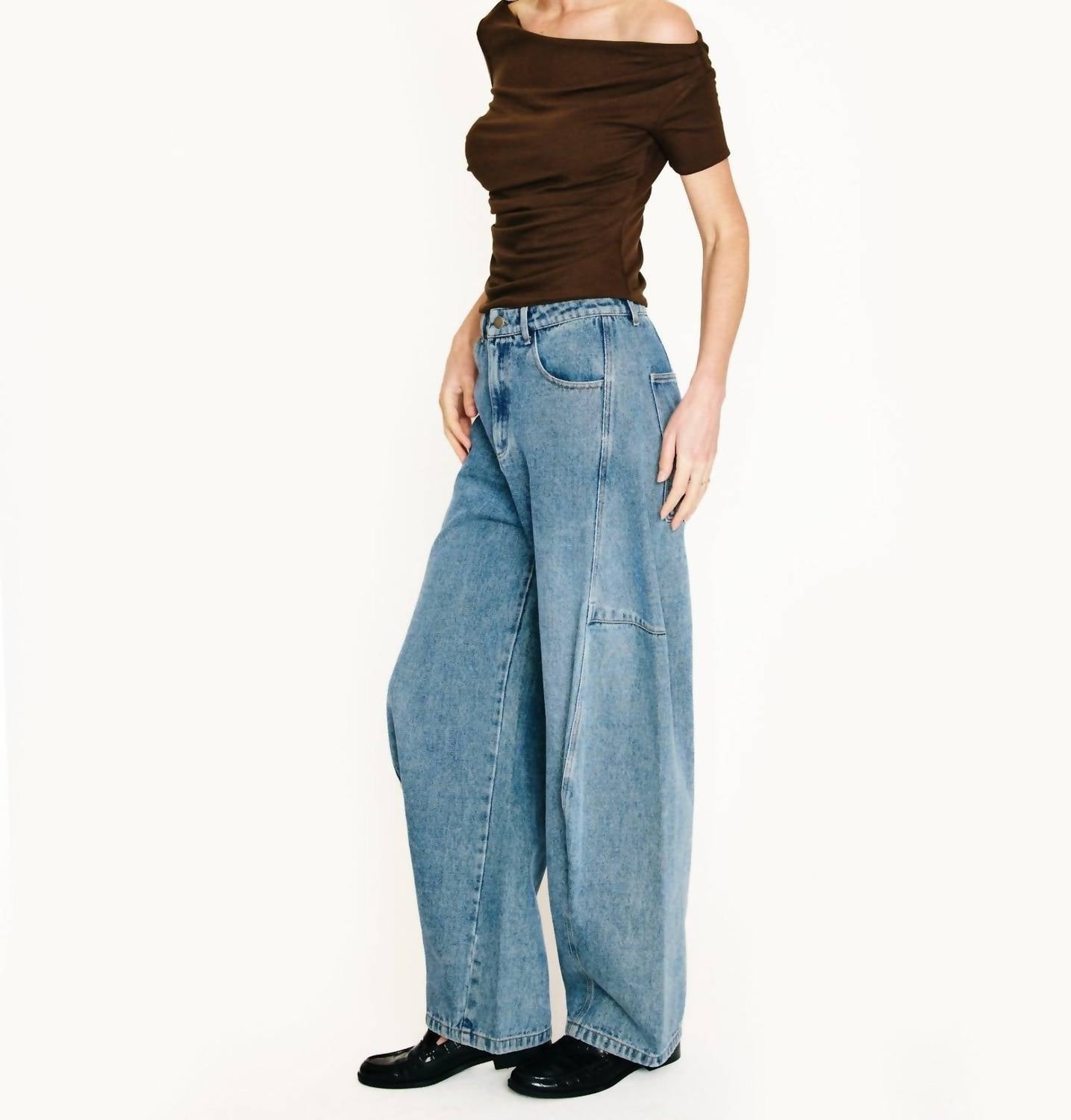Line And Dot - Eira Asymmetrical Top