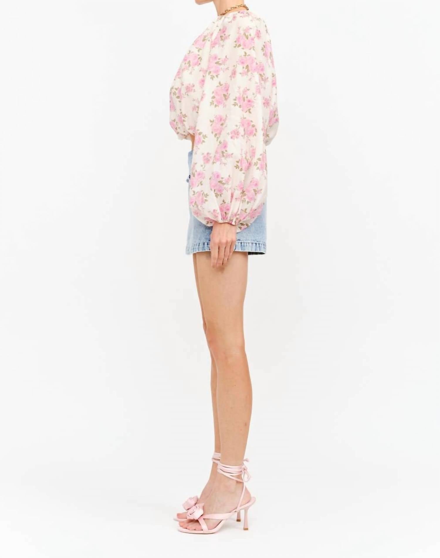 Sofie The Label - Rose Garden Billowy Floral Blouse