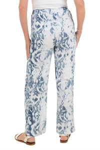 Look Mode Usa - Look Mode Printed Linen Pant