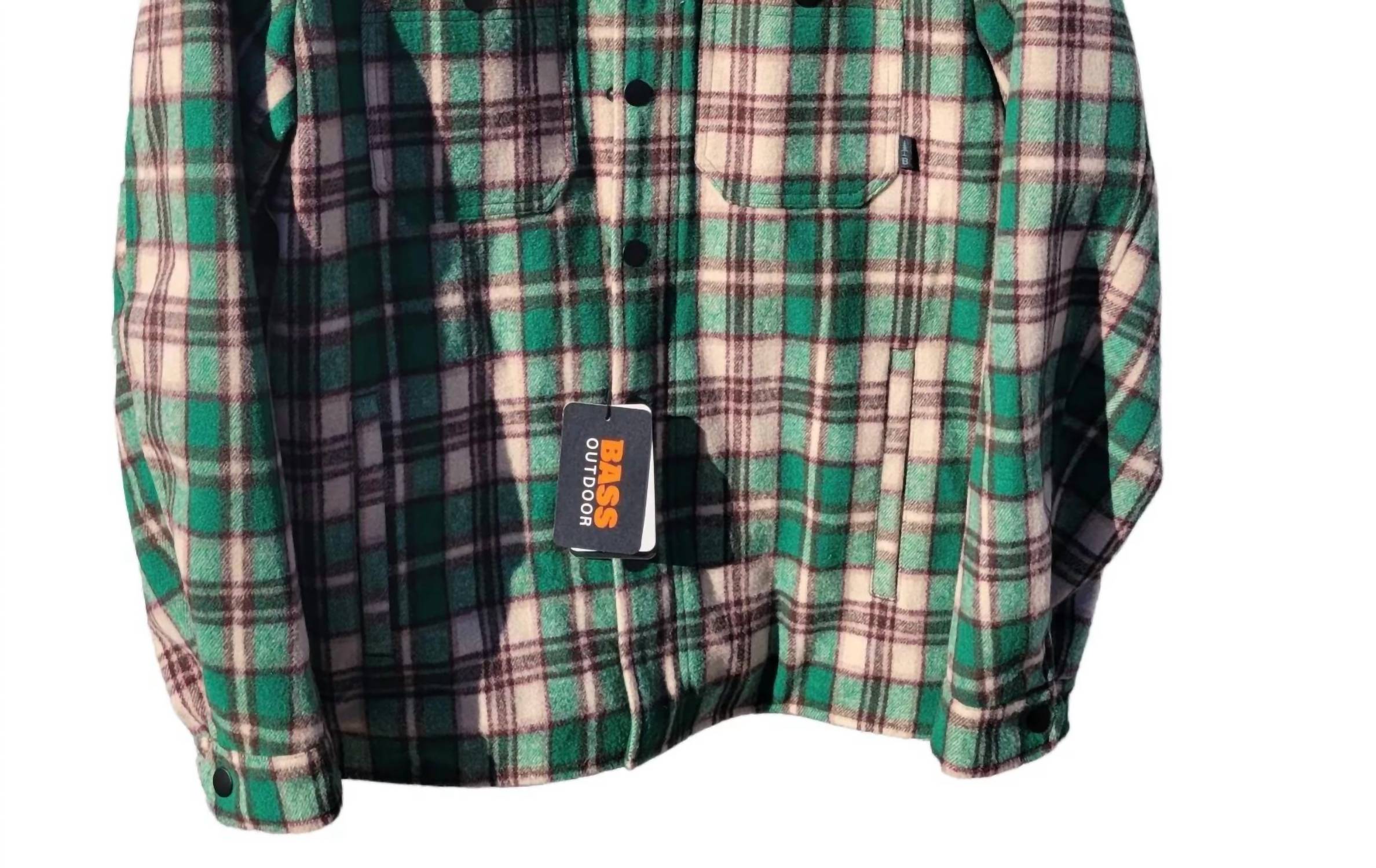Bass Outdoor - Men's Insulated Plaid Jacket