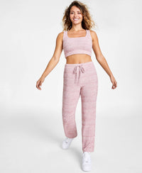 Jenni By Jennifer Moore - Fuzzy Knit Crop Top