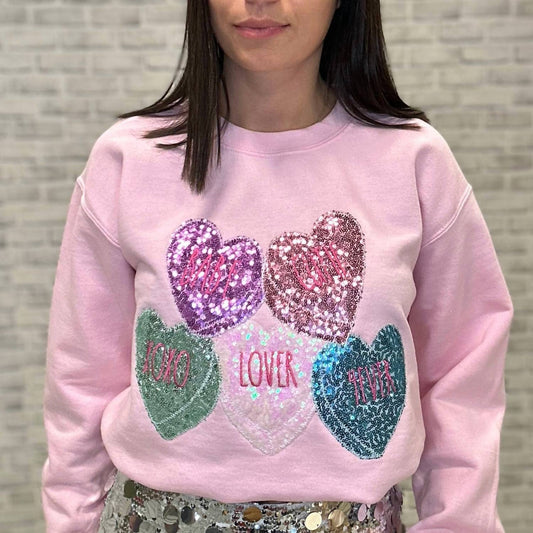 Conversation Heart Sweatshirt